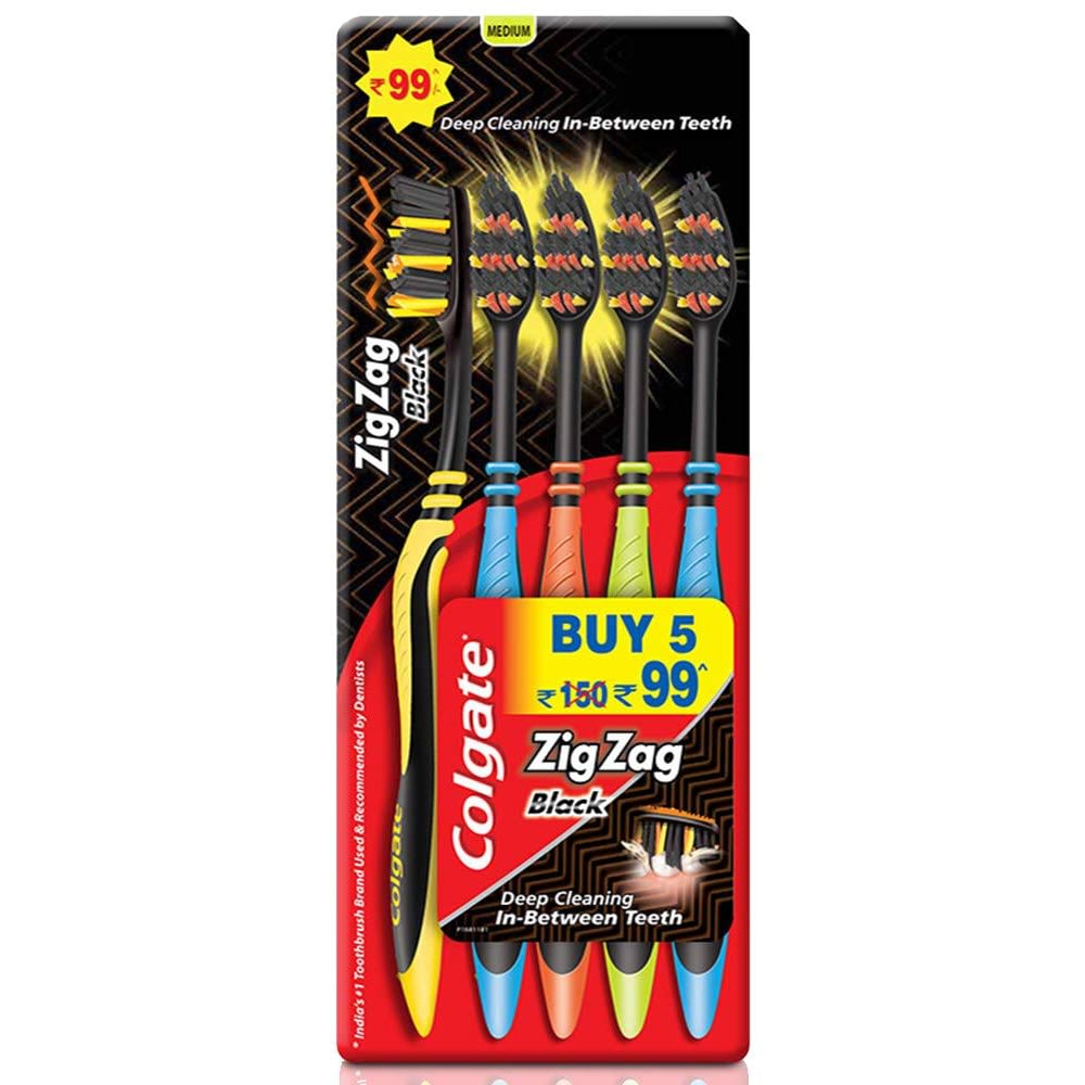 colgate toothbrush black bristles